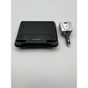 Sylvania Portable DVD Player Black 7-Inch SDVD7027 +Car Monitor +Auto  Charger +